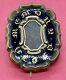A Victorian Mourning Hair Brooch. Engraved Adam Fitch 1840. + T. Palmer 1884