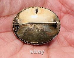 Antique 19thc. Museum Quality 14K Gold MOURNING JEWELRY BROOCH Lot (26.3 Grams)