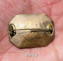 Antique 19thc. Museum Quality 14K Gold MOURNING JEWELRY BROOCH Lot (26.3 Grams)