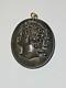 Antique Black MOURNING Pendant Carved VICTORIAN Cameo Hair LOCKET