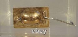 Antique Gold or Gold Filled Mourning Jewelry Hair Engraved Victorian