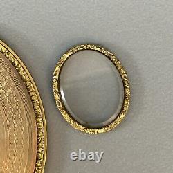 Antique Victorian Daguerreotype Mourning Pendant Locket for Hair Photo READ