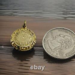 Antique Victorian Dainty Hinged Top Momento Mori Mourning Embellished Locket