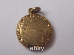 Antique Victorian Dainty Hinged Top Momento Mori Mourning Embellished Locket