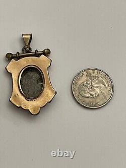 Antique Victorian Taille d'Epergne Momento Mori Mourning 3D Bars Locket AS IS