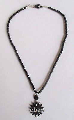 Antique Victorian Vauxhall Glass Mourning/Gothic/Steampunk Choker/Necklace