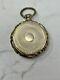 Antique Victorian Yellow Gold Filled Double Door Locket Pendant W Hair And Photo