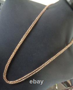 Superb Victorian Long Pinchbeck Gold Guard Chain 56 Long & 42 grams