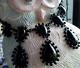 Vintage to now jet Necklace victorian unique Georgian style mourning black